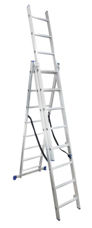 Драбина універсальна LZ3208BQ WERK 3х8 сх.,довжина 5,1/2,3 м., вага 10,6 кг